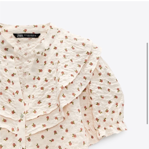 Zara Ruffled Rustic Shirt - Picture 6 of 6